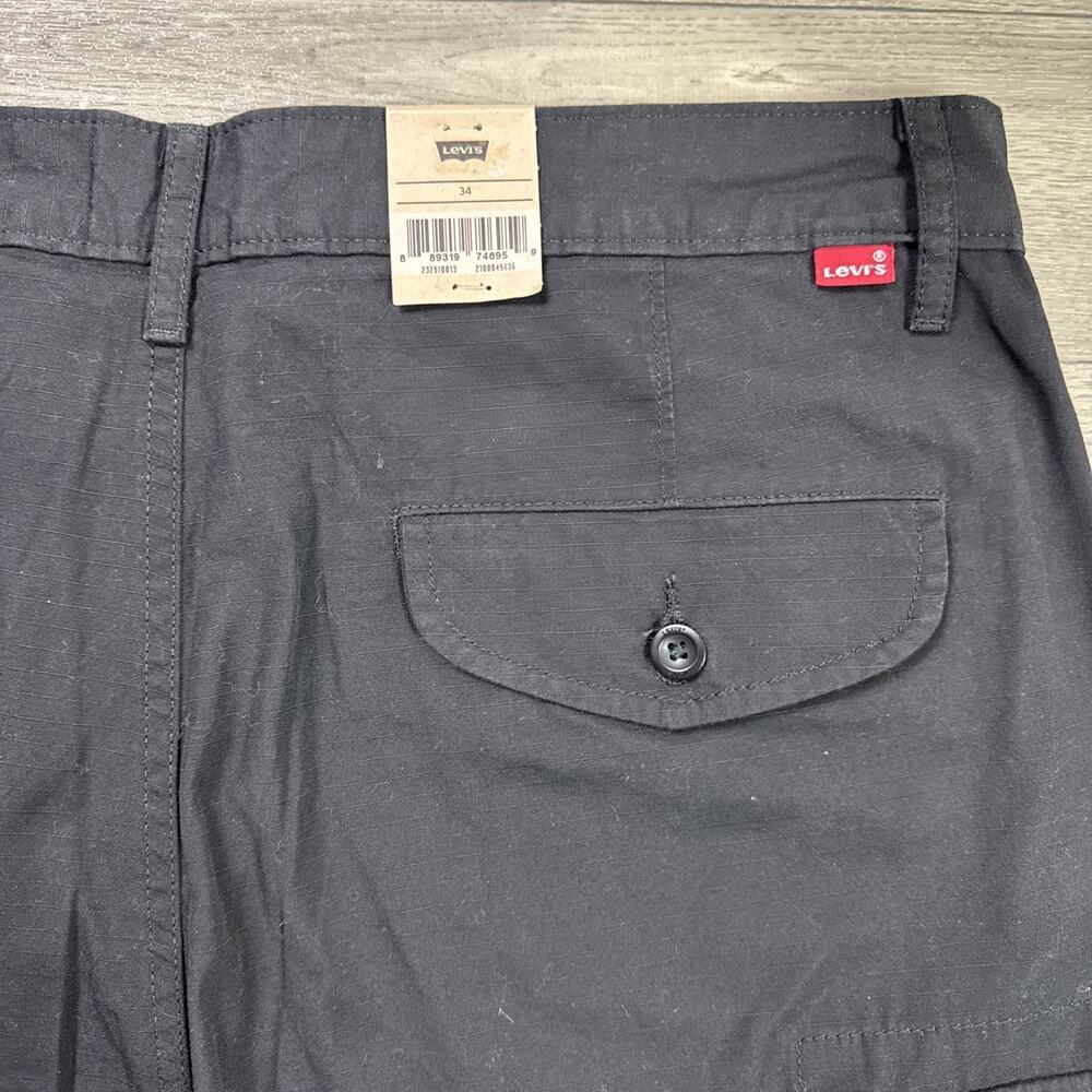 Levi Strauss & Co Carrier Cargo Shorts Black sz 34 - Picture 8 of 8
